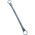 Накидной двусторонний ключ HORTZ 27x30 Хромированный HOR 102198 (артикул 18163663) – фото 1