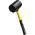 Резиновая черная киянка с фибергласовой ручкой 900г STAYER PROFESSIONAL 2054-90 (артикул 15595630) – фото 1