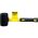 Резиновая черная киянка с фибергласовой ручкой 680г STAYER PROFESSIONAL 2054-75 (артикул 15595624) – фото 4