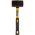 Резиновая черная киянка с фибергласовой ручкой 680г STAYER PROFESSIONAL 2054-75 (артикул 15595624) – фото 2