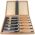 Набор из 6 плоских стамесок Narex Wood Line Profi (светлые) 853055 (артикул 20625118) – фото 5