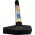 Слесарный молоток vertextools 600 г, квадратный боек, деревянная рукоятка 10-15-600 (артикул 24404409) – фото 2