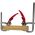 Кованая струбцина WOODWORK F-тип, 160x80 мм, c рычажной рукояткой RFC-1680 (артикул 23786325) – фото 3