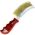 Универсальная ручная щетка EuroBrush 230x130, ворс гофрированная латунированная сталь 0,30 13-011 EB-XBS1L (артикул 26517308) – фото 1