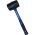 Киянка vertextools 450 г, черная резина, фибергасовая рукоятка 10-50-450 (артикул 25667289) – фото 1