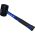 Киянка vertextools 450 г, черная резина, фибергасовая рукоятка 10-50-450 (артикул 25667289) – фото 3