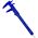 Штангенциркуль vertextools пластик 3010-03 (артикул 26900414) – фото 1