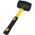 Резиновый молоток (киянка) HARDY 75 мм, ручка 2K, черный 2028-920075 (артикул 18506395) – фото 2