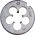 Плашка TLX коническая дюймовая К 1/4""NPT, 18 ниток/дюйм, dнар.38мм 9ХС 66550 (артикул 20323882) – фото 1