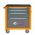 Инструментальная тележка Toollbox серии standart TBS-4 RAL 2008 (артикул 23388447) – фото 3