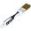 Кисть DECOR Black White для лака 35x15мм, темная щетина, 2К ручка 830-035 11607887 (артикул 23162817) – фото 3