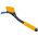Зимняя щетка со скребком 55 см желтая щетина KRAFT KT 830063 (артикул 16045465) – фото 5
