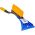 Зимняя щетка со скребком 55 см желтая щетина KRAFT KT 830063 (артикул 16045465) – фото 6