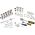 Набор инструментов KRANZ 1/2"", 1/4"", CRV, пластиковый кейс, 94 предмета KR-66-6694 (артикул 28479842) – фото 2