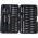 Набор инструмента ROCKFORCE 1/4"DR с 6-гранными головками 51пр. RF-2512-5 (артикул 16281431) – фото 2