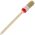 Круглая кисть BARTEX d25 мм, №4, 1"", 42 мм, рукоятка дерево 134178 (артикул 31518777) – фото 2