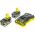 Набор Ryobi ONE+ RC18150-250 5133004422 аккумулятор (18 В; 5.0 A*ч; Li-Ion) 2 шт. и зарядное устройство RC18-150 (артикул 15863320) – фото 1