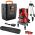 Самовыравнивающийся лазерный уровень DEKO DKLL02RB SET 4 065-0273 (артикул 16504746) – фото 1