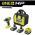 Дрель-шуруповерт бесщеточная Ryobi ONE+ RDD18C-220S 5133004980 (артикул 18123949) – фото 1