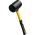 Резиновая черная киянка с фибергласовой ручкой 450г STAYER PROFESSIONAL 2054-65 (артикул 15595629) – фото 1