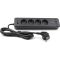 Сетевой фильтр TopOn TOP-PWS4 4 розетки, 3 USB, Type-C, PD 20W QC3.0, 4000W, 1.8 м Черный TOP-PWS4B (артикул 23102487) – фото 1